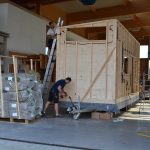 Rohbau Konstruktion aus Holz von team Tiny House
