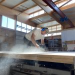 Team Tiny House Manuel Ullrich bei der Arbeit
