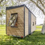 Team-Tiny_house-auf-gruener-wiese-ansicht-heck-mit-geoeffnetem-fenster